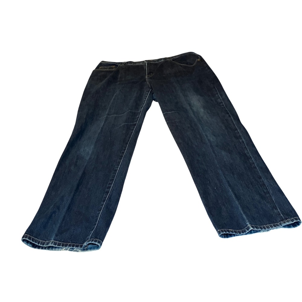 Lauren Ralph Lauren Jeans Women's 22W Dark Wash  Straight Leg High Rise LRL